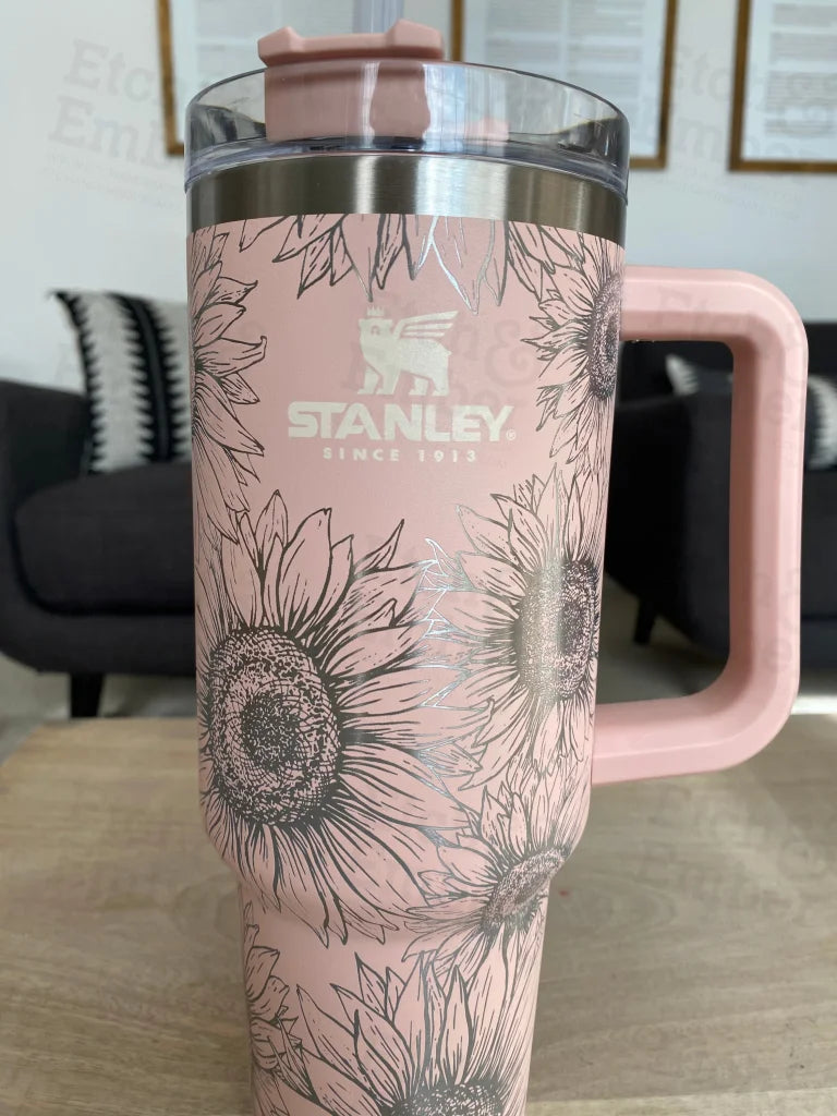 Sunflowers Custom Stanley Adventure Quencher 40 Oz Tumbler Tumblers