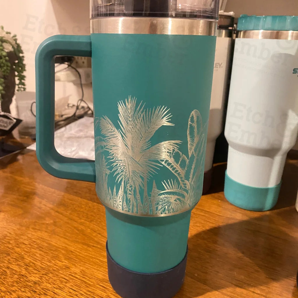 Tropical Custom Stanley Adventure Quencher 40 Oz Tumbler Tumblers