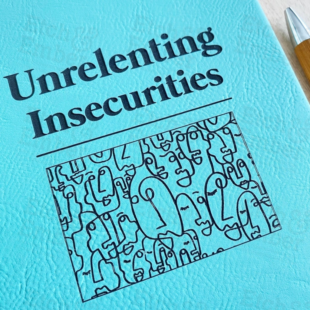 Unrelenting Insecurities Faux Leather Journal- Free Shipping
