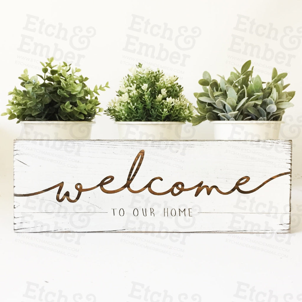 Welcome Farmhouse Sign- Free Shipping Signs