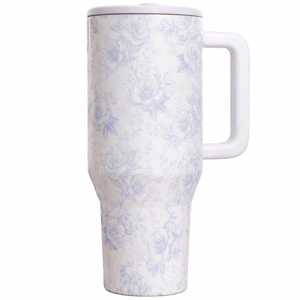 HydroJug Cherish tumbler styled with matching silicone boot and charm