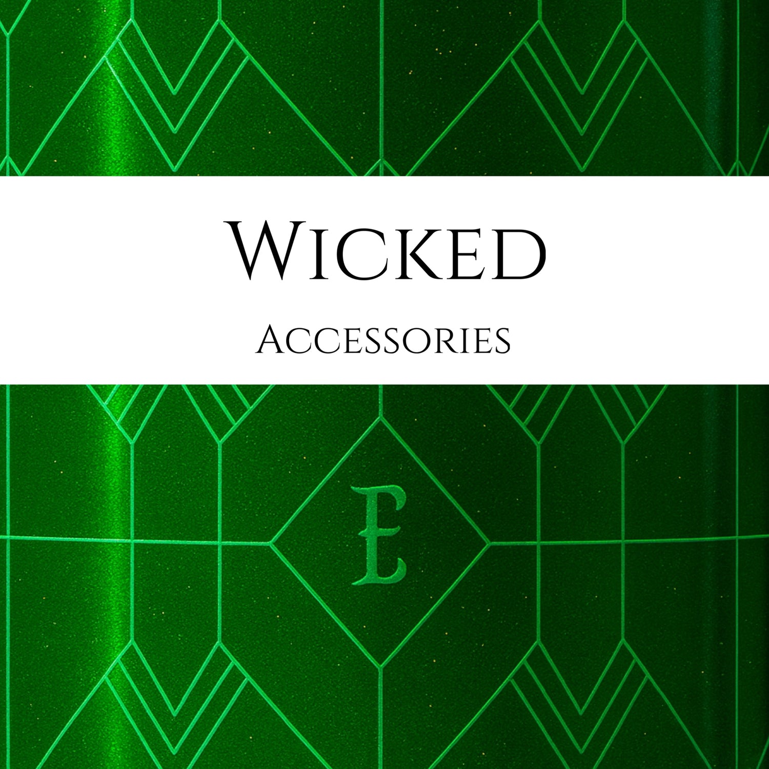 Shop the Wicked Collection — charms, tumbler boots & toppers made to match the Owala Wicked and Stanley Wicked bottles. Limited edition at Etch & Ember.