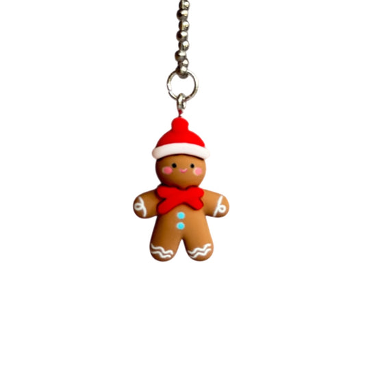 Gingerbread Man  Charm - Tumbler Handle Charm