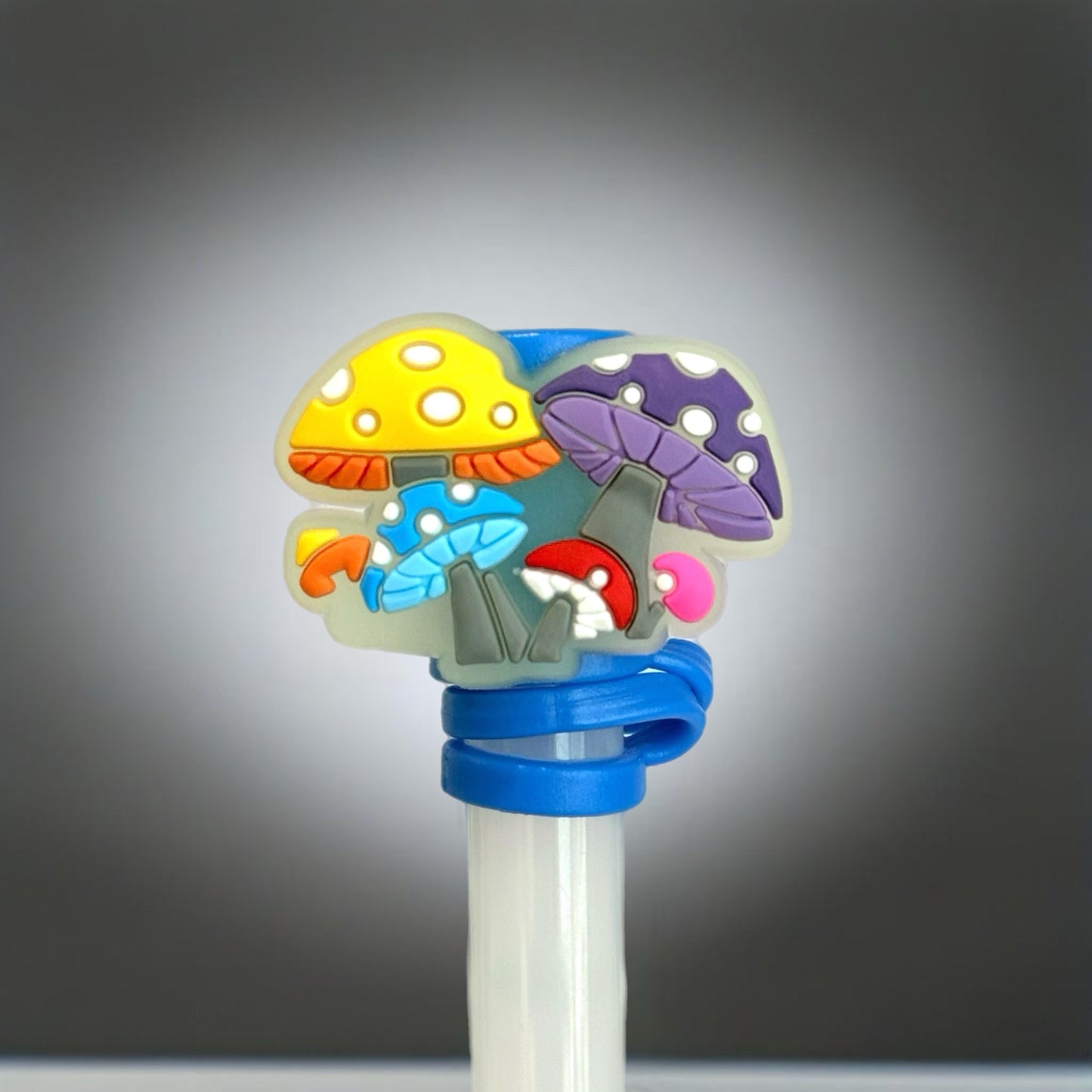 Mushrooms Straw Toppers