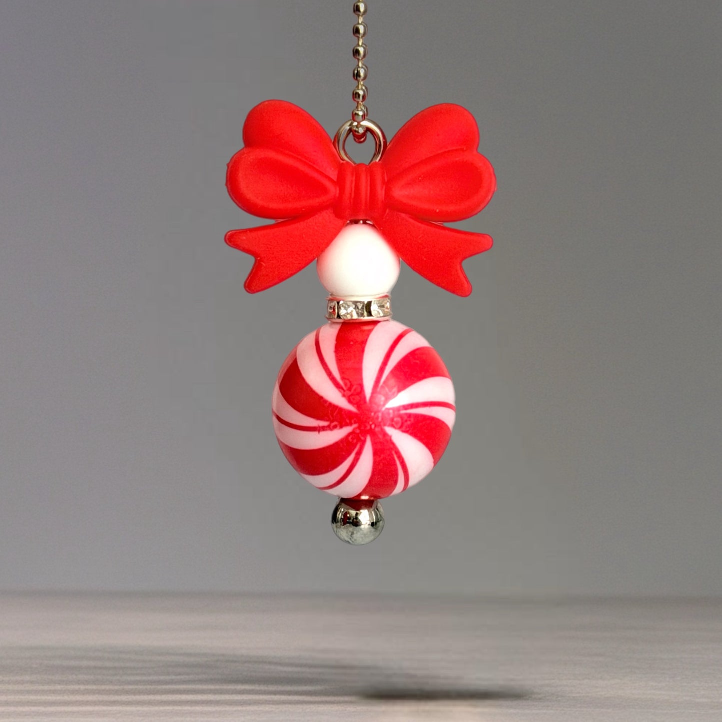 Peppermint Mini Bauble Charm - Tumbler Handle Charm