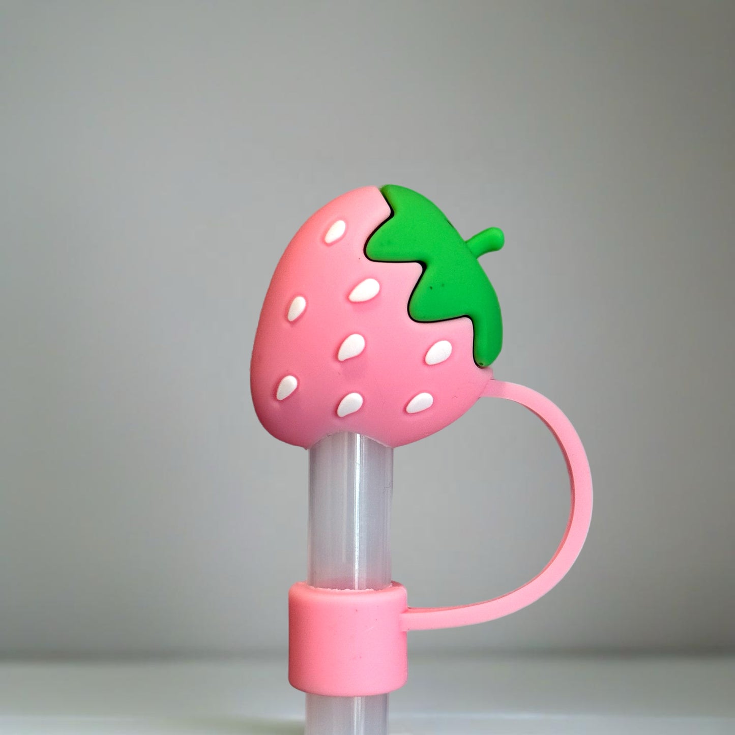 STRAWBERRY Straw Toppers