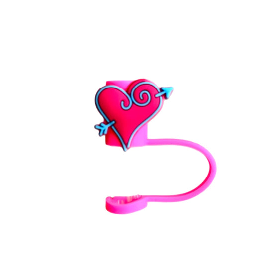 Cupid’s Heart Straw Topper