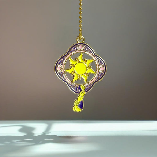 Rapunzel Sun Sign Charm - Tumbler Handle Charm – Etch and Ember