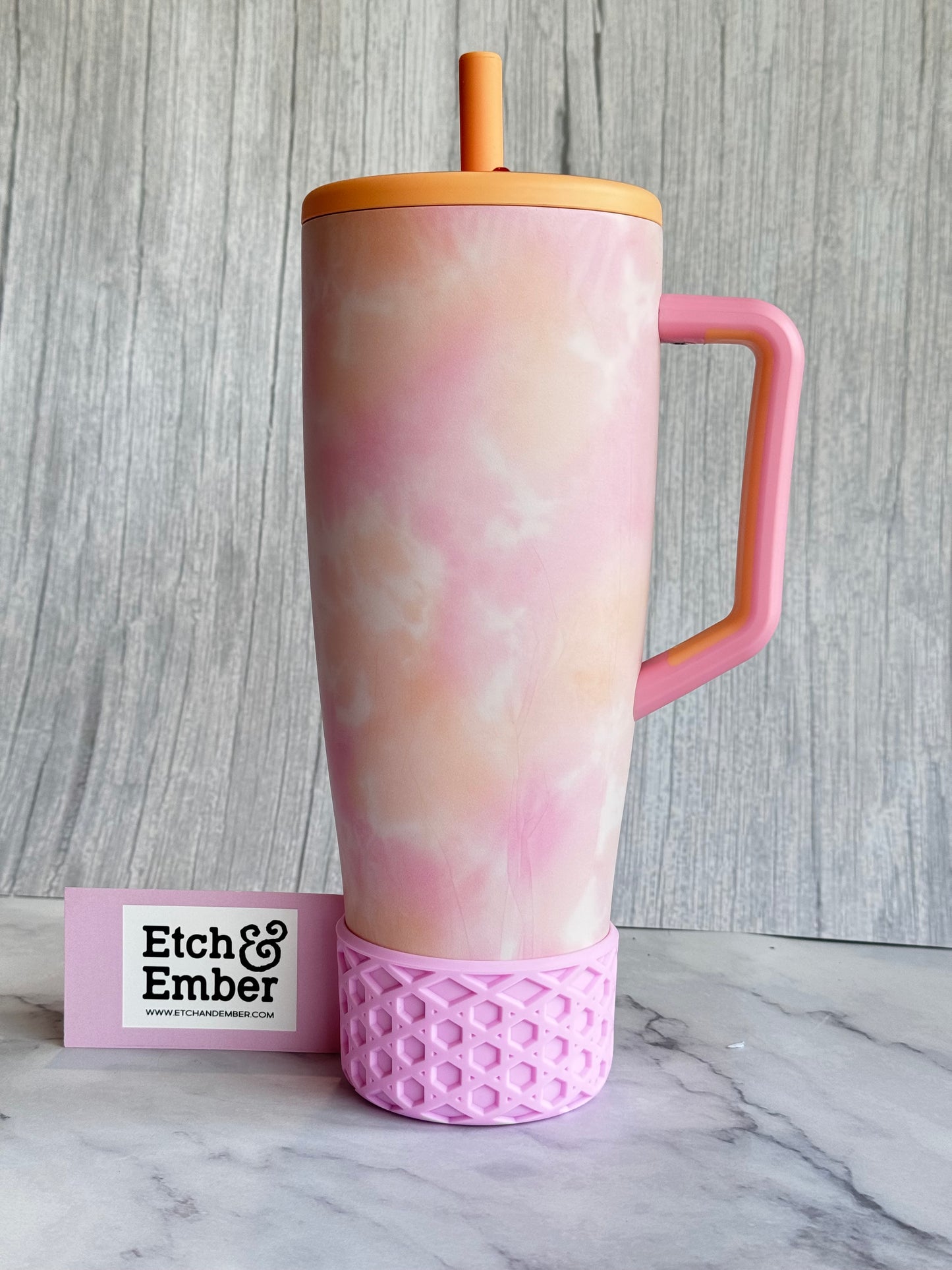 Sheryl’s Pink WAFFLE Tumbler Boot -fits 20-40oz New!