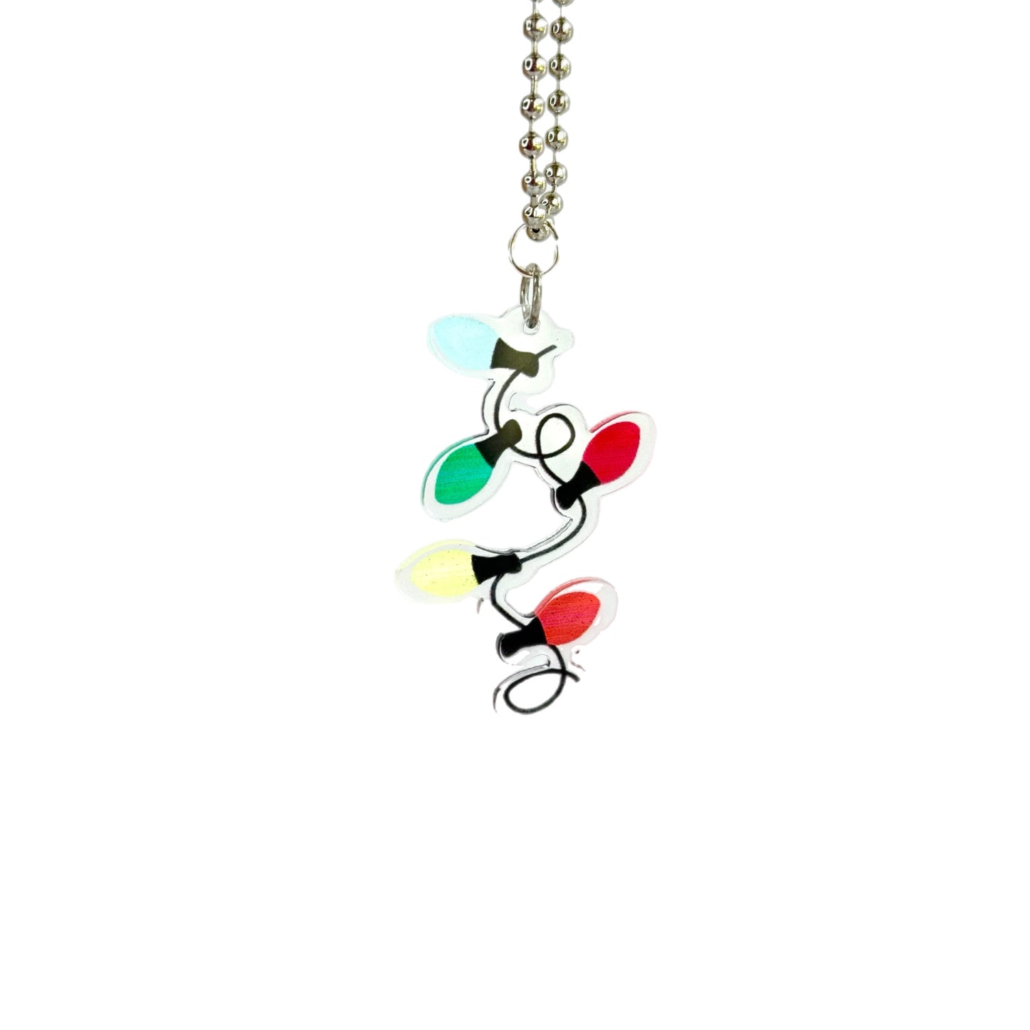 CHRISTMAS LIGHTS Charm - Tumbler Handle Charm