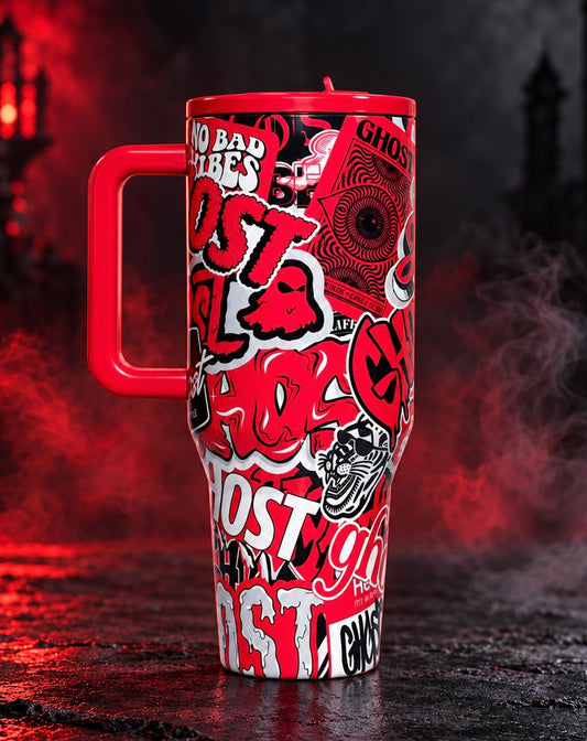 HydroJug Traveler - Ghost Stickered 40oz