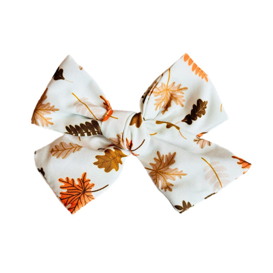 Fall Leaves Tumbler Bow - Universal Fit