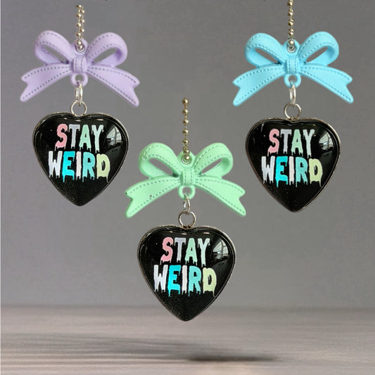 Stay Weird Charm - Tumbler Handle Charm