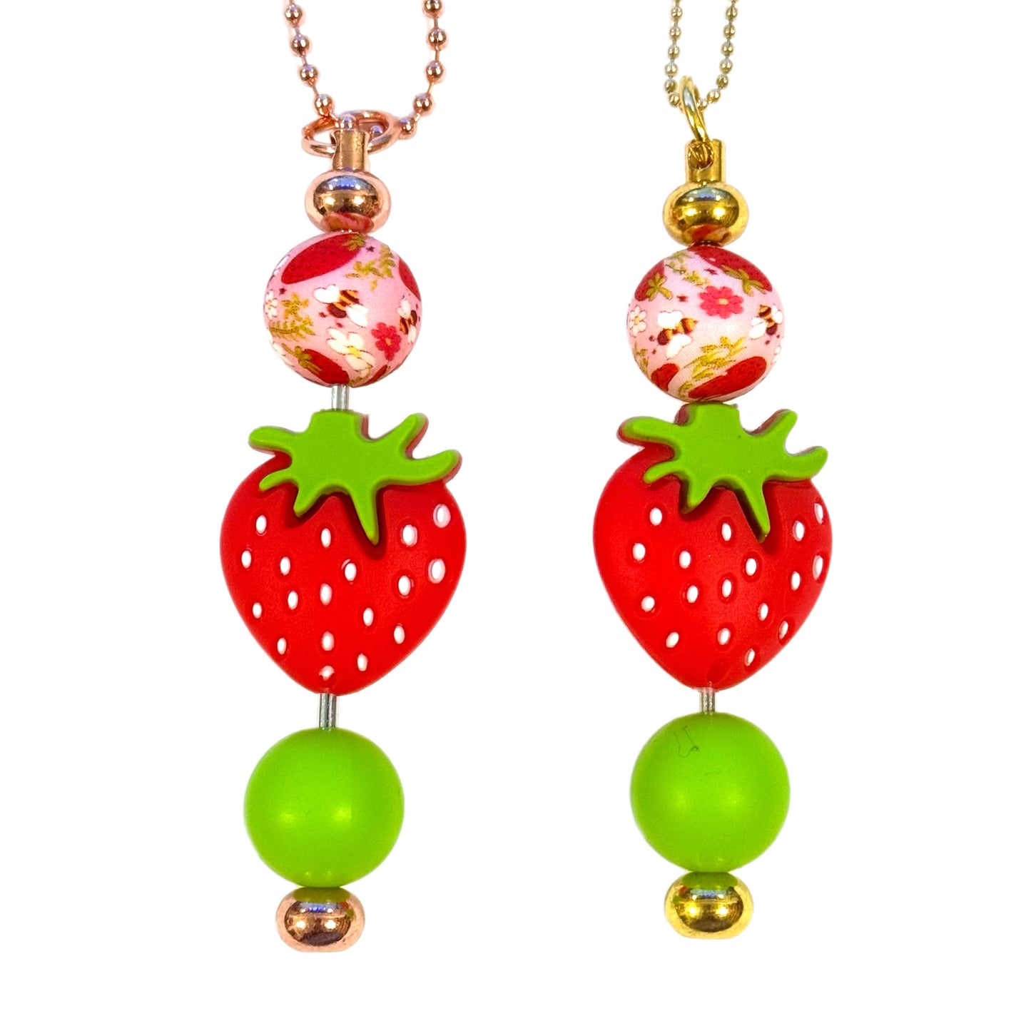 Strawberry Bar Charm - Tumbler Handle Charm