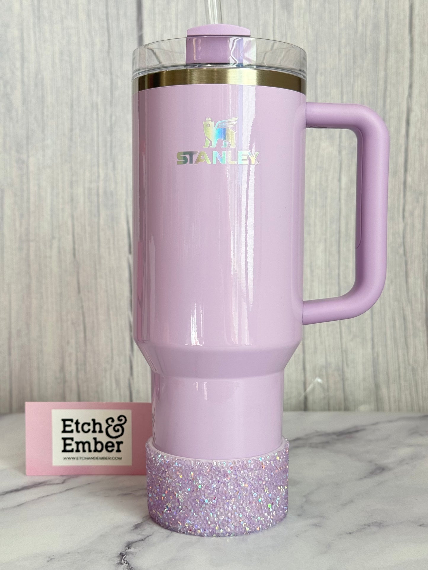 Sour Grape Druzy BLING Tumbler Boot -fits 40oz New!