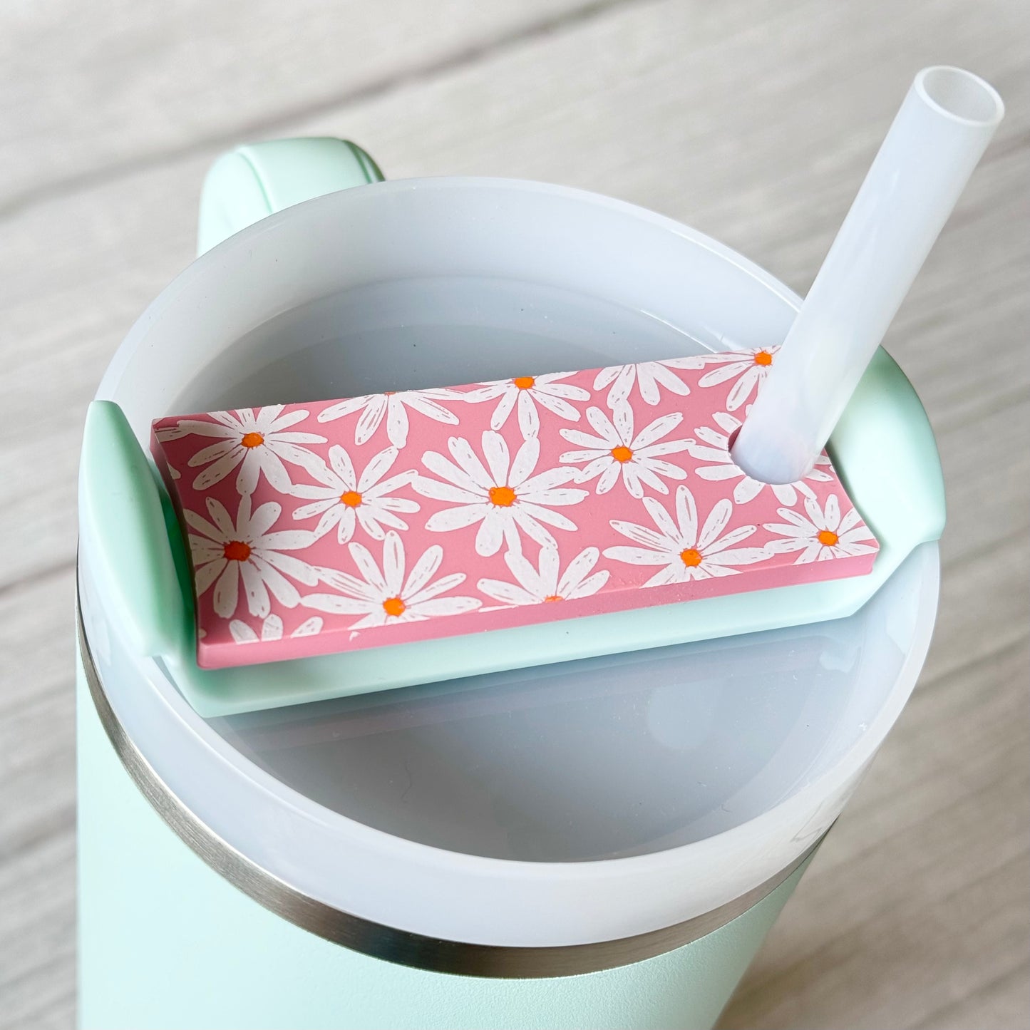 Stanley Silicone Spinner Cover - PINK DAISIES