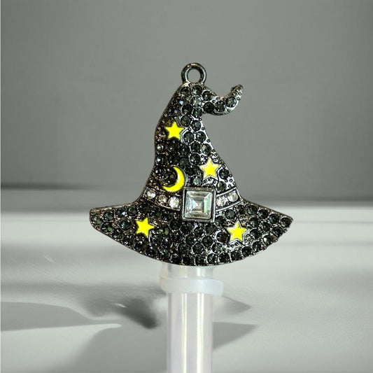 Wicked Glam Witch Deluxe Straw Topper