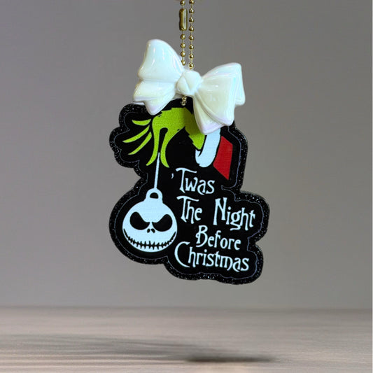 Night Before Christmas Charm - Tumbler Handle Charm