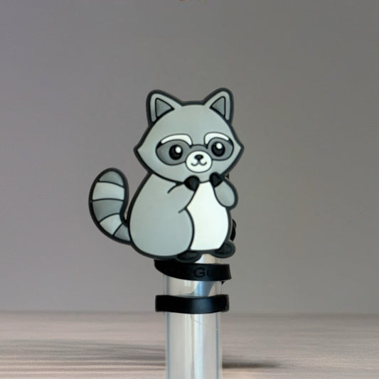 Raccoon Straw Topper