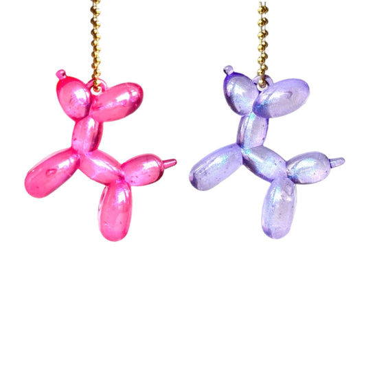 Glow in the Dark Balloon Dog Charm - Tumbler Handle Charm