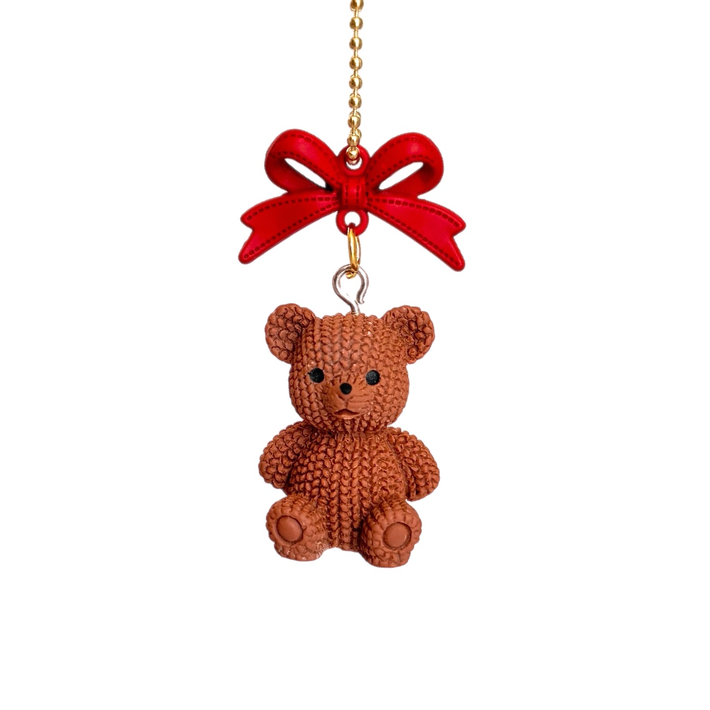 Coquette Teddy Bear Charm - Tumbler Handle Charm