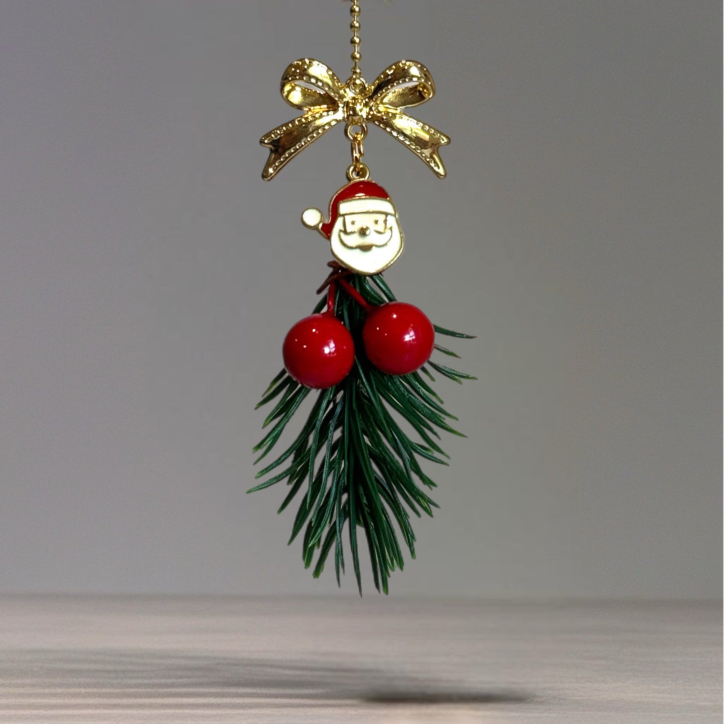 Christmas Holly Charm - Tumbler Handle Charm