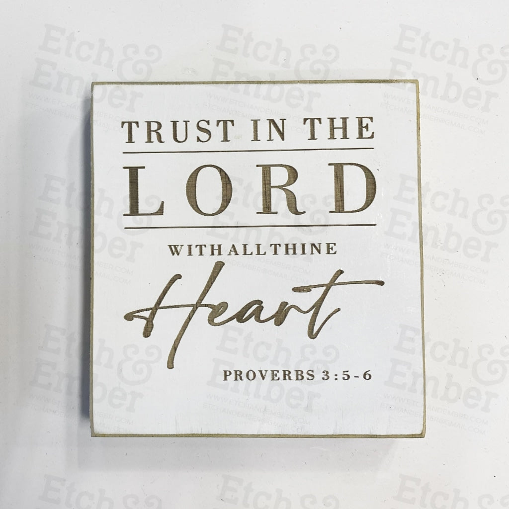 2022 Lds Youth Theme Trust In The Lord- Free Shipping Farmhouse Signs