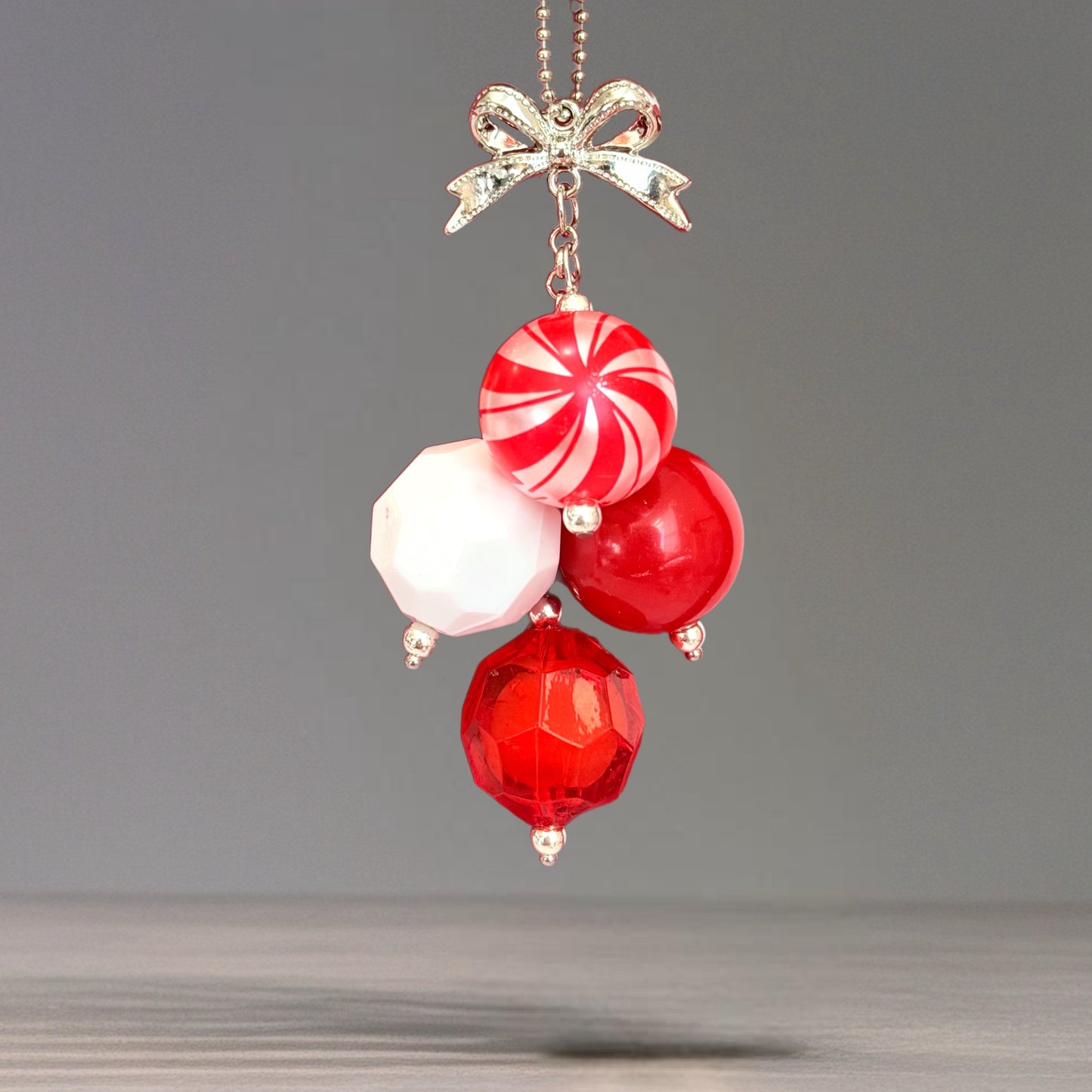 Peppermint Mini Bauble Charm - Tumbler Handle Charm