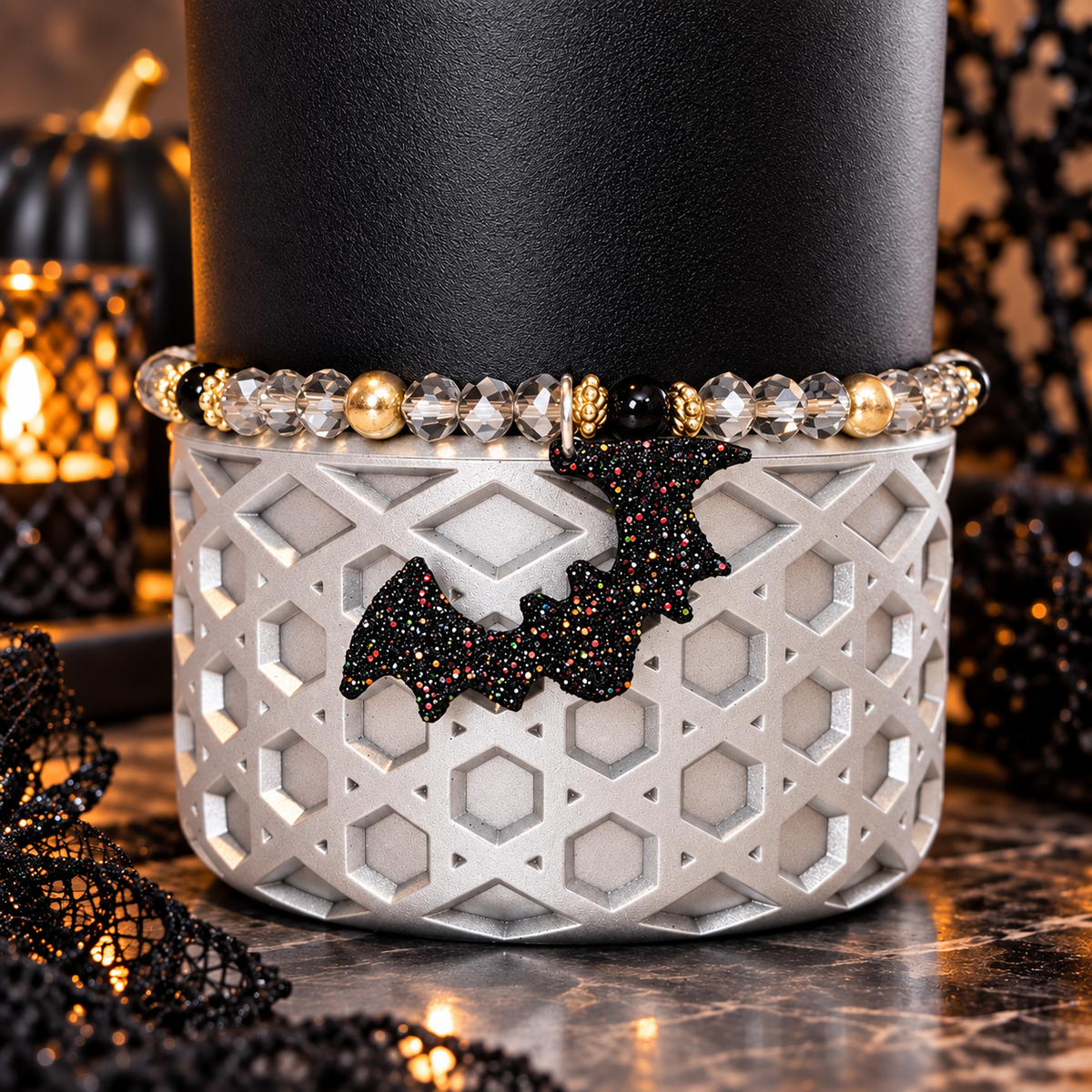 Bat Bling Tumbler Bracelet