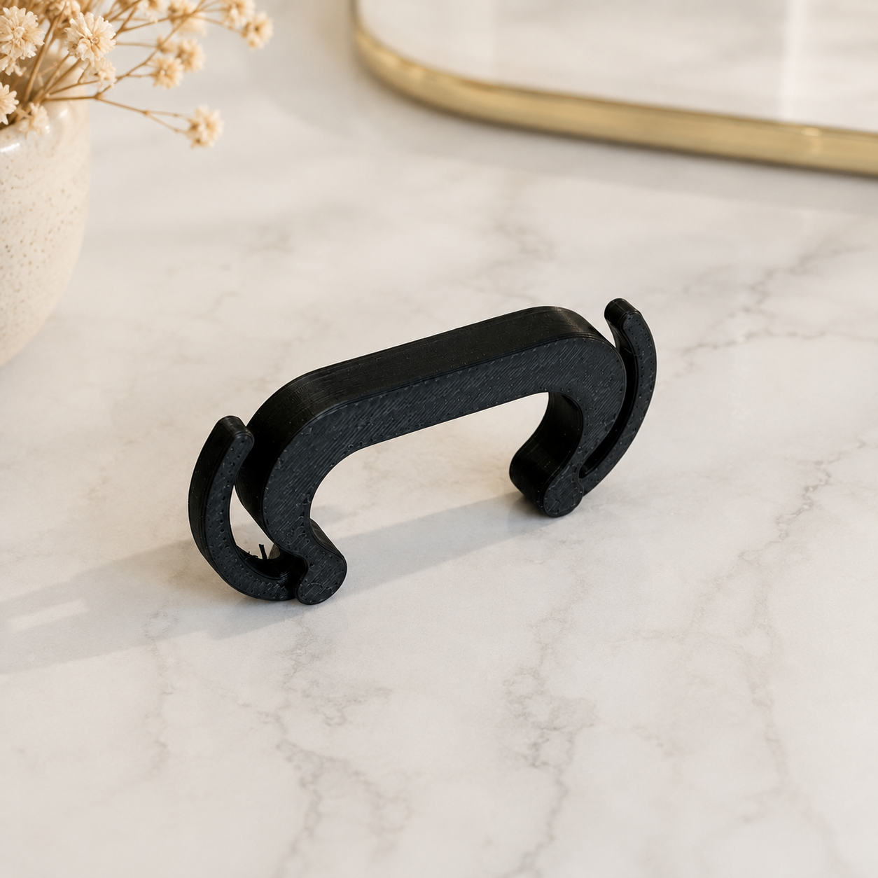 Black Handle Charm Clip