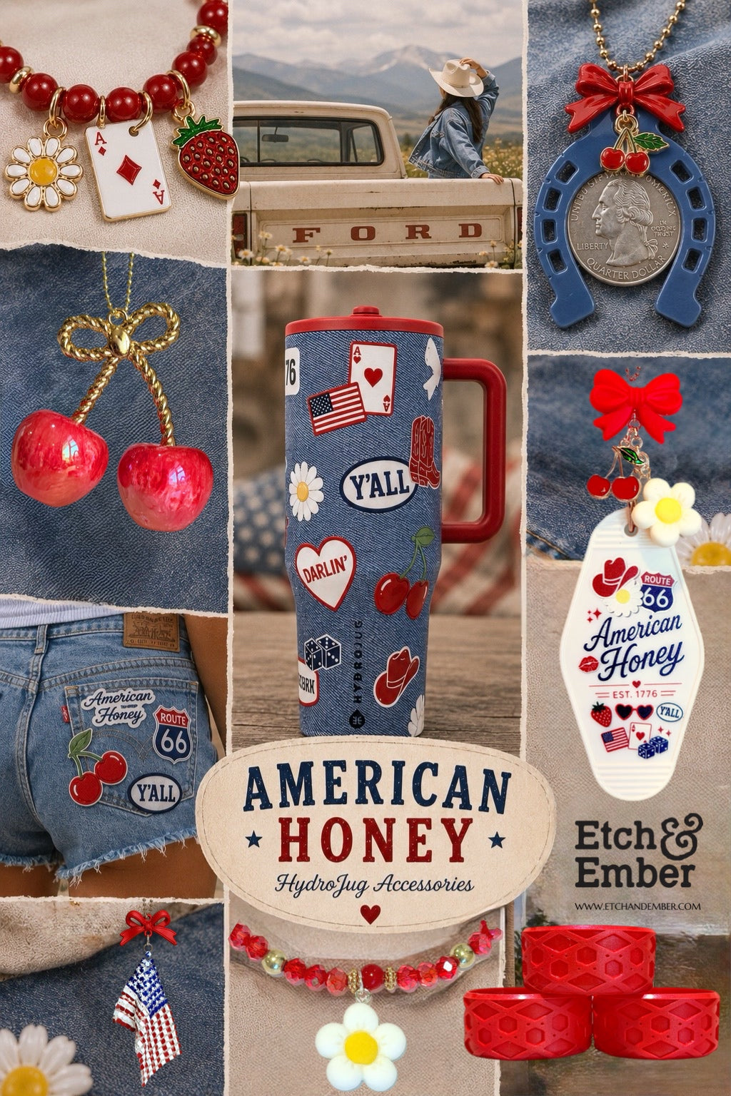 American Honey Tumbler Bracelet