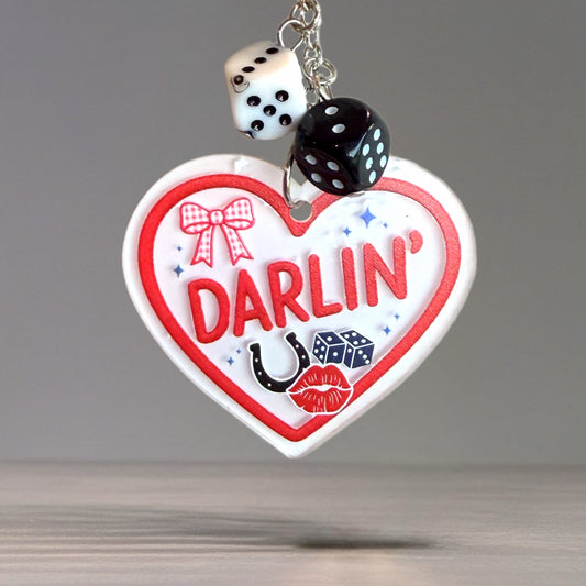 Darlin’ Charm - Tumbler Handle Charm
