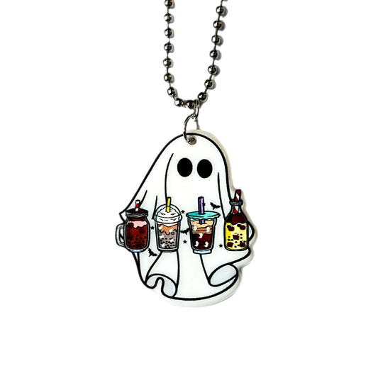 Thirsty Ghost Charm - Tumbler Handle Charm