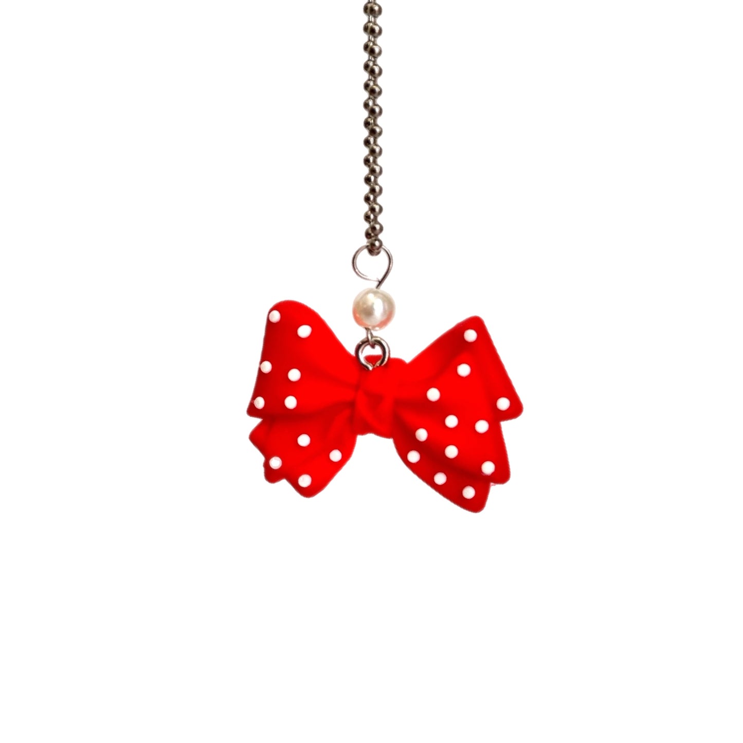 Coquette Red Bow Charm - Tumbler Handle Charm