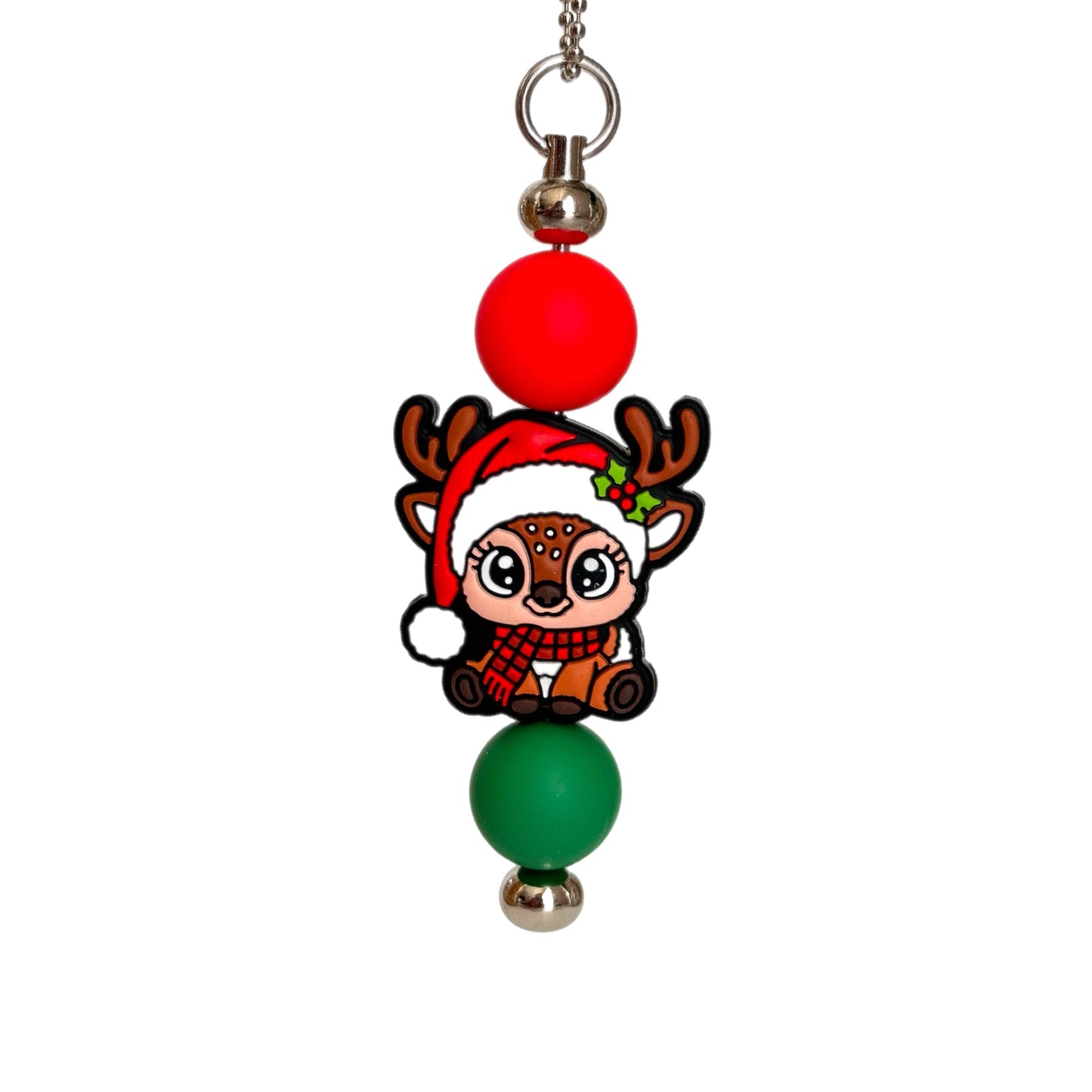 Cute Reindeer Bar Charm - Tumbler Handle Charm