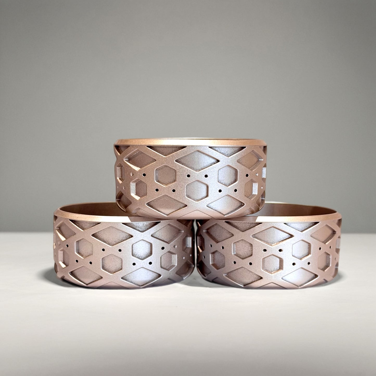 Rose Gold Metallic 2.75" Shorty Waffle Boot