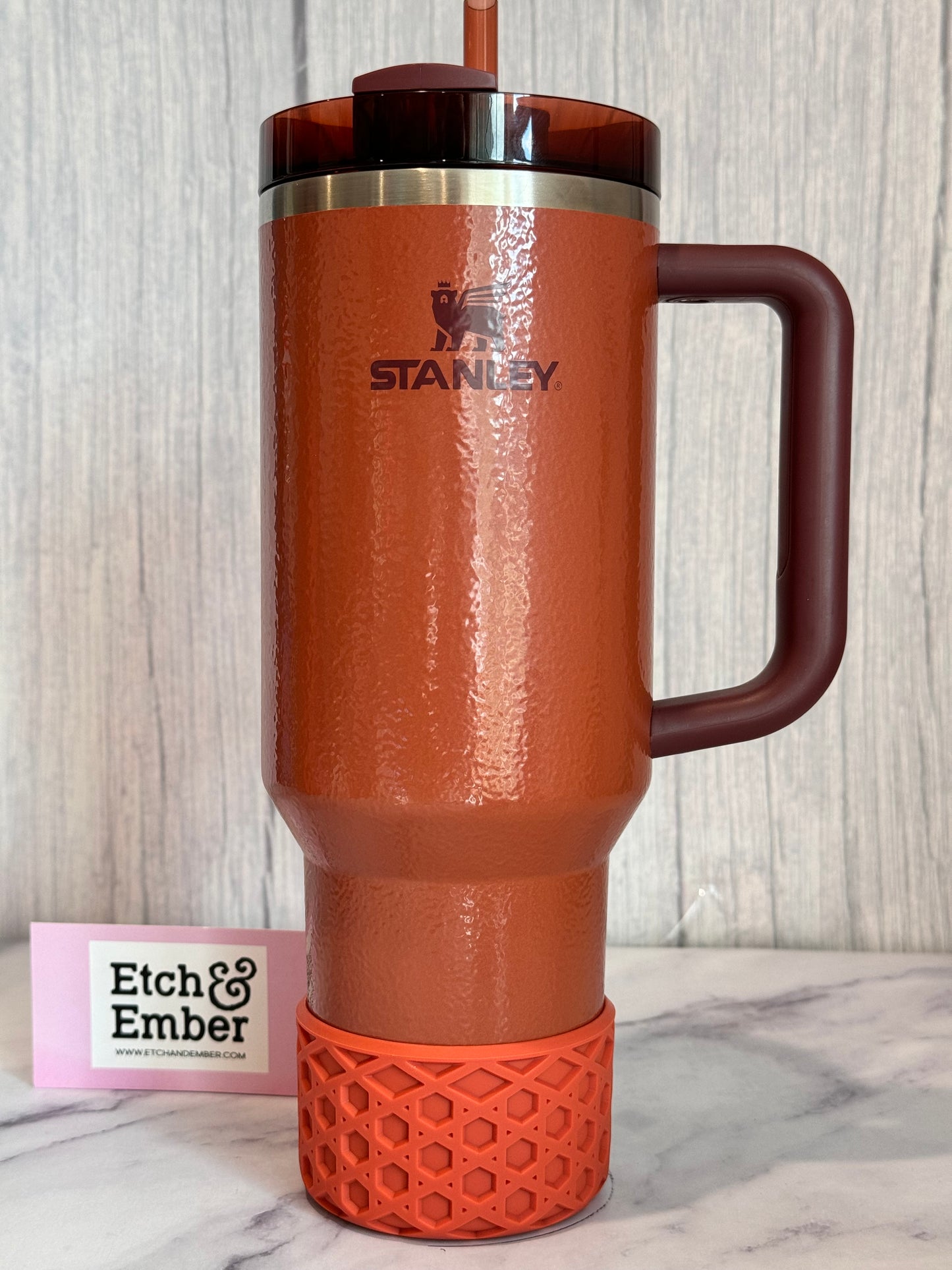 PUMPKIN SPICE WAFFLE Tumbler Boot -fits 20-40oz New!