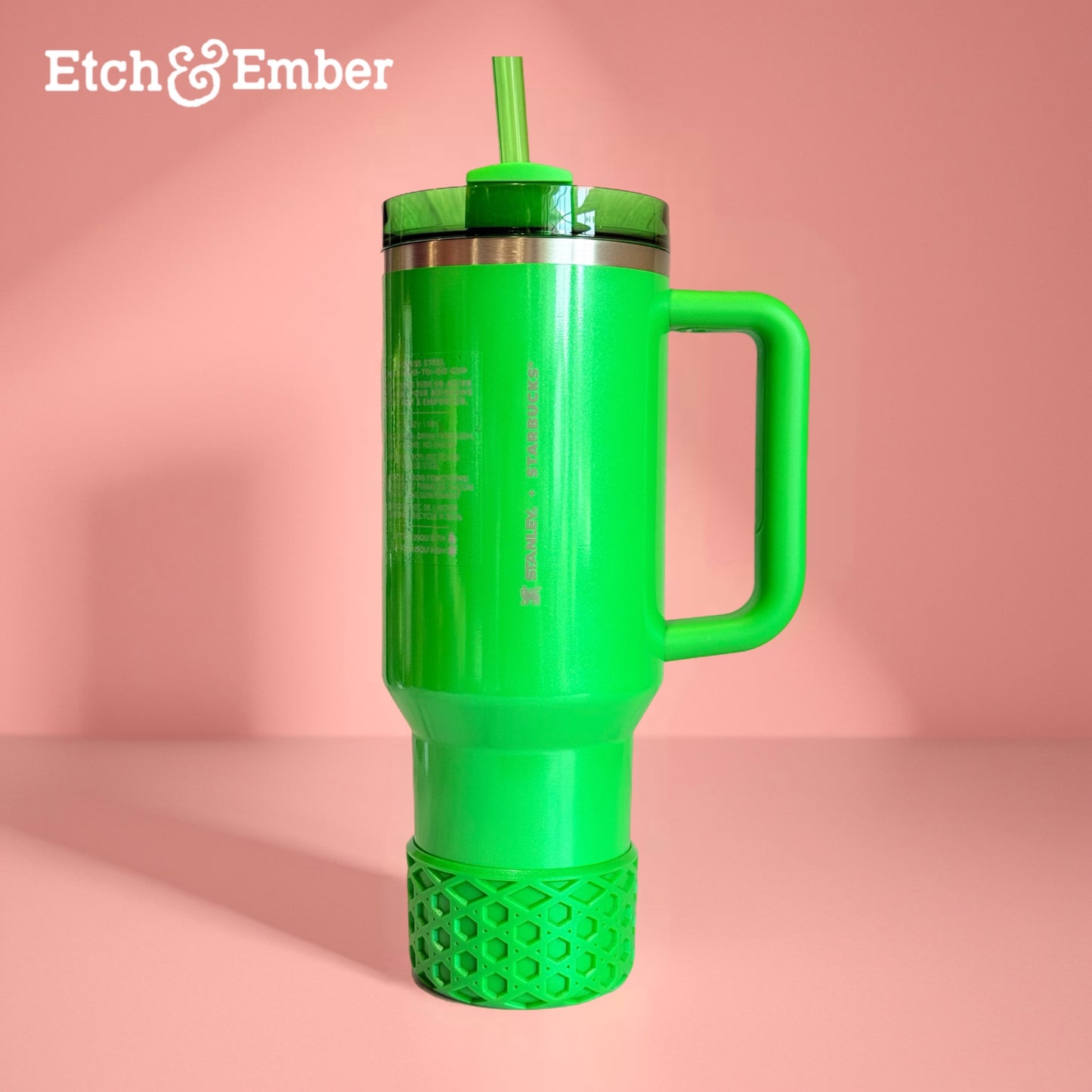 Appletini Green WAFFLE Tumbler Boot -fits 20-40oz