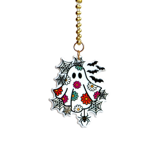 GHOST FLOWER BATS Charm - Tumbler Handle Charm