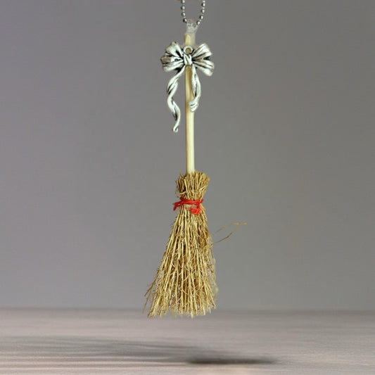 Witch’s Broom Charm - Tumbler Handle Charm