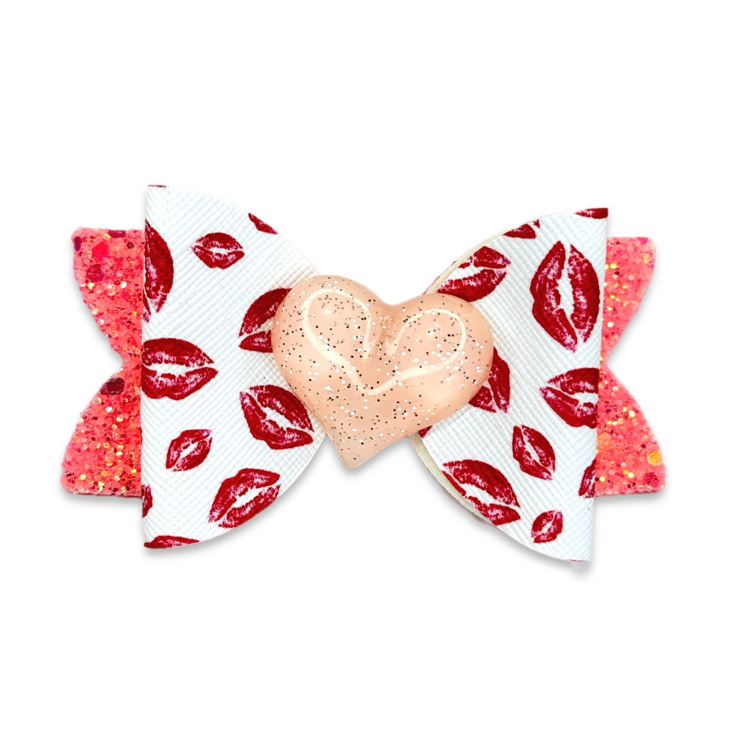 Kissy Lips Tumbler Bow