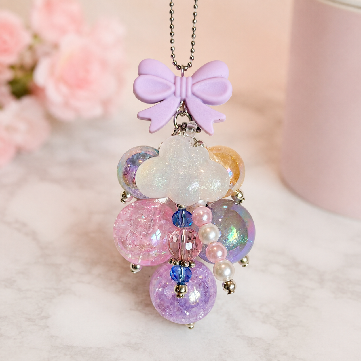 Lavender Dreams Mini Bauble Charm - Tumbler Handle Charm