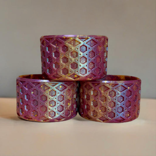 Red Velvet Shimmer Waffle Boot