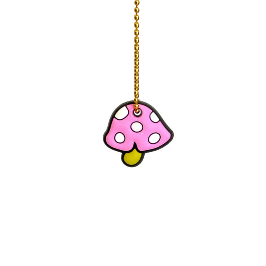 Pink Mushroom Charm - Tumbler Handle Charm