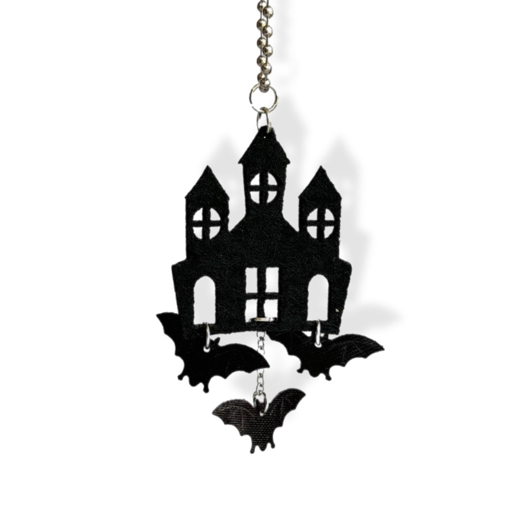 Haunted House Charm- Tumbler Handle Charm