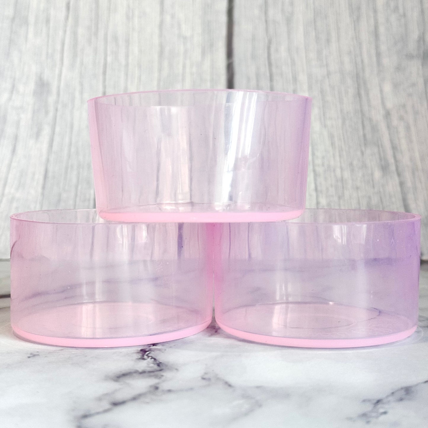 Clear Tinted Baby Pink Tumbler Boot -fits 20-40oz New!