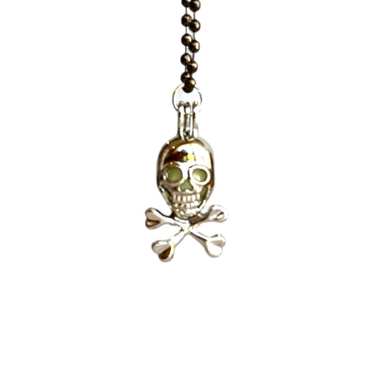 Glowing Skull Charm - Tumbler Handle Charm