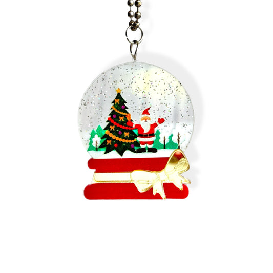 SNOW GLOBE Charm - Tumbler Handle Charm