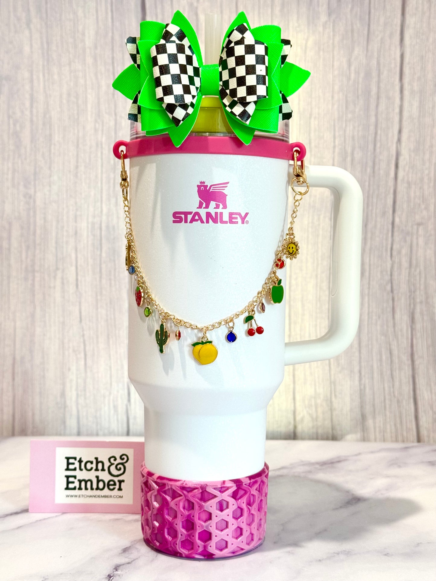 Tutti Fruity Deluxe Tumbler Charm Necklace