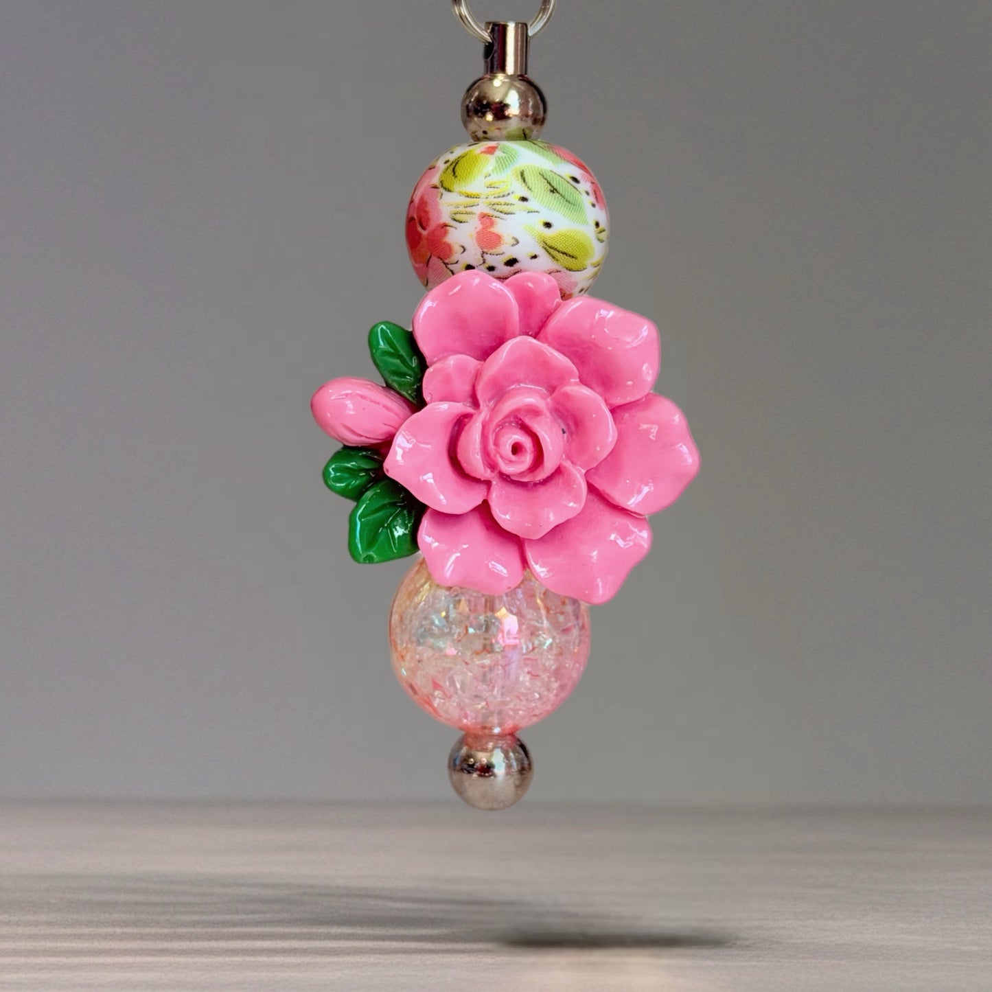 Peony Pop Charm - Tumbler Charm